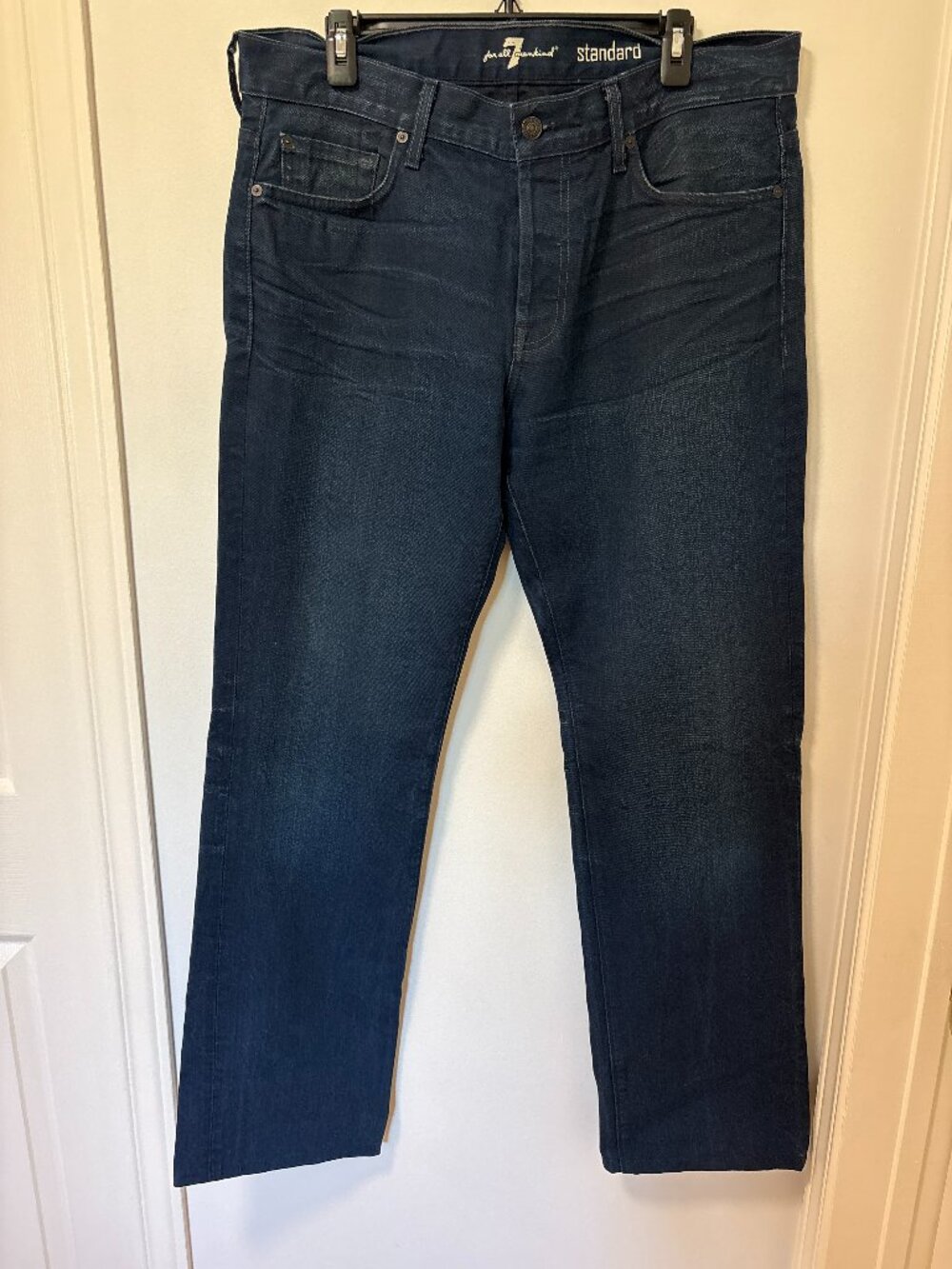 7 For All Mankind Standard Jeans Dark Wash Size 34